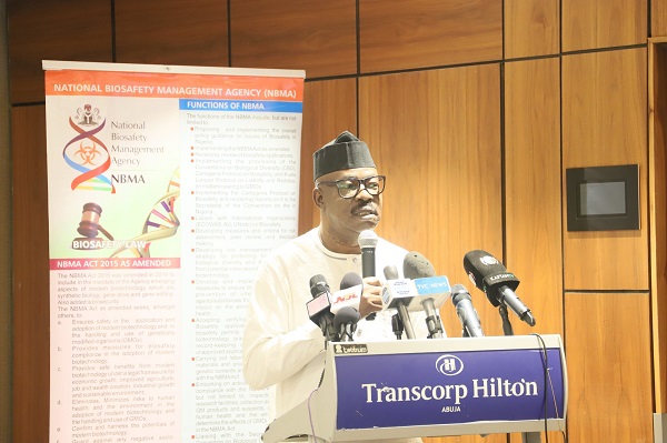 The director-general, National Biosafety Management Agency, Dr. Rufus Ebegba.