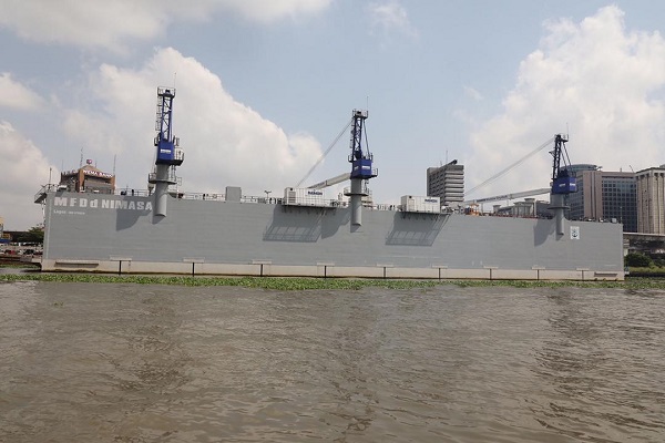 NIMASA modular floating dock.