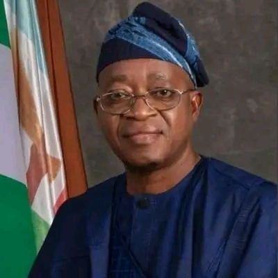 The Minister of Marine and Blue Economy, Mr. Adegboyega Oyetola.